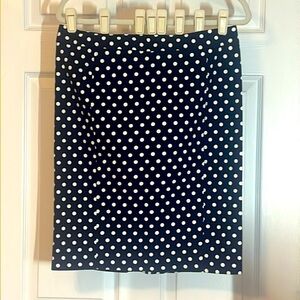 Pixley size Large polka-dot pencil skirt